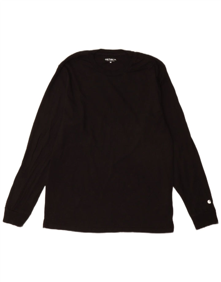Мужской топ Carhartt с длинным рукавом, средний черный хлопок