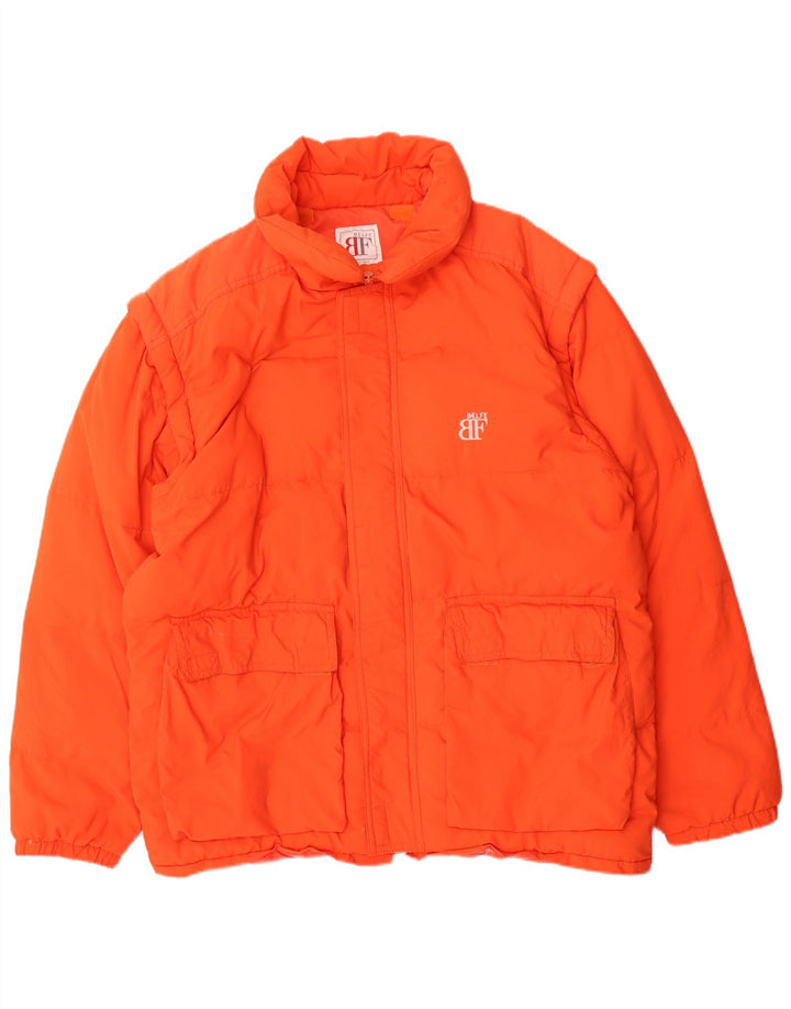 Мужская стеганая куртка Belfe UK 42 XL Оранжевый Полиамид