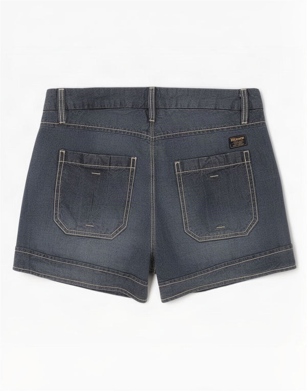 Женские шорты Blauer W27, маленькие синие, хлопок