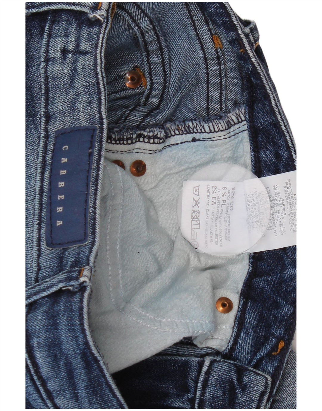 Женские прямые джинсы Carrera 752 Regular Fit IT 44 Medium W30 L32 Синие