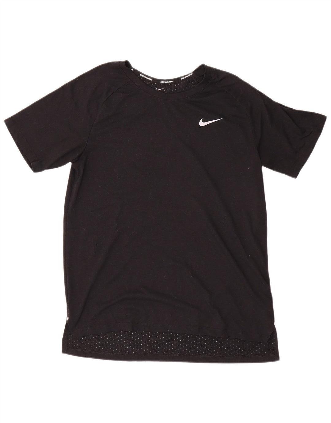 Мужская футболка Nike Dri Fit, средний черный полиэстер