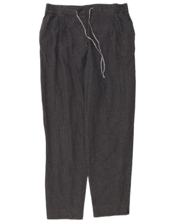 Женские повседневные брюки Massimo Dutti EU 44 XL W34 L28 серые с узором «гусиные лапки»