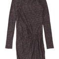 MAISON SCOTCH Женское базовое платье с длинным рукавом UK 10, маленькое серое
