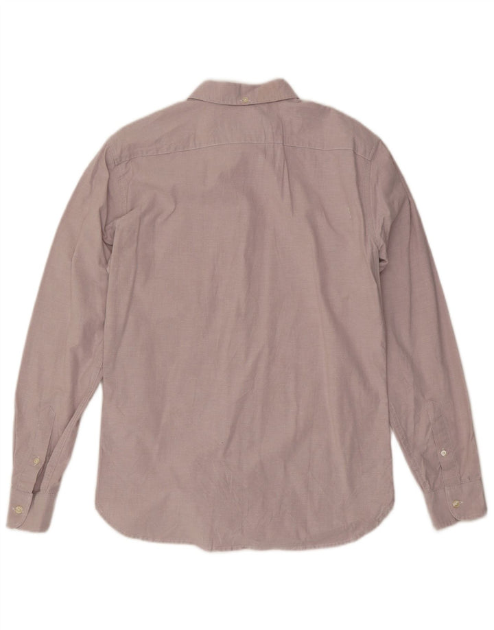 Мужская тонкая рубашка Dockers из хлопка среднего розового цвета