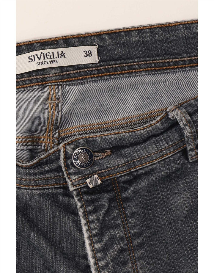 SIVIGLIA Мужские узкие джинсы W38 L36 синие