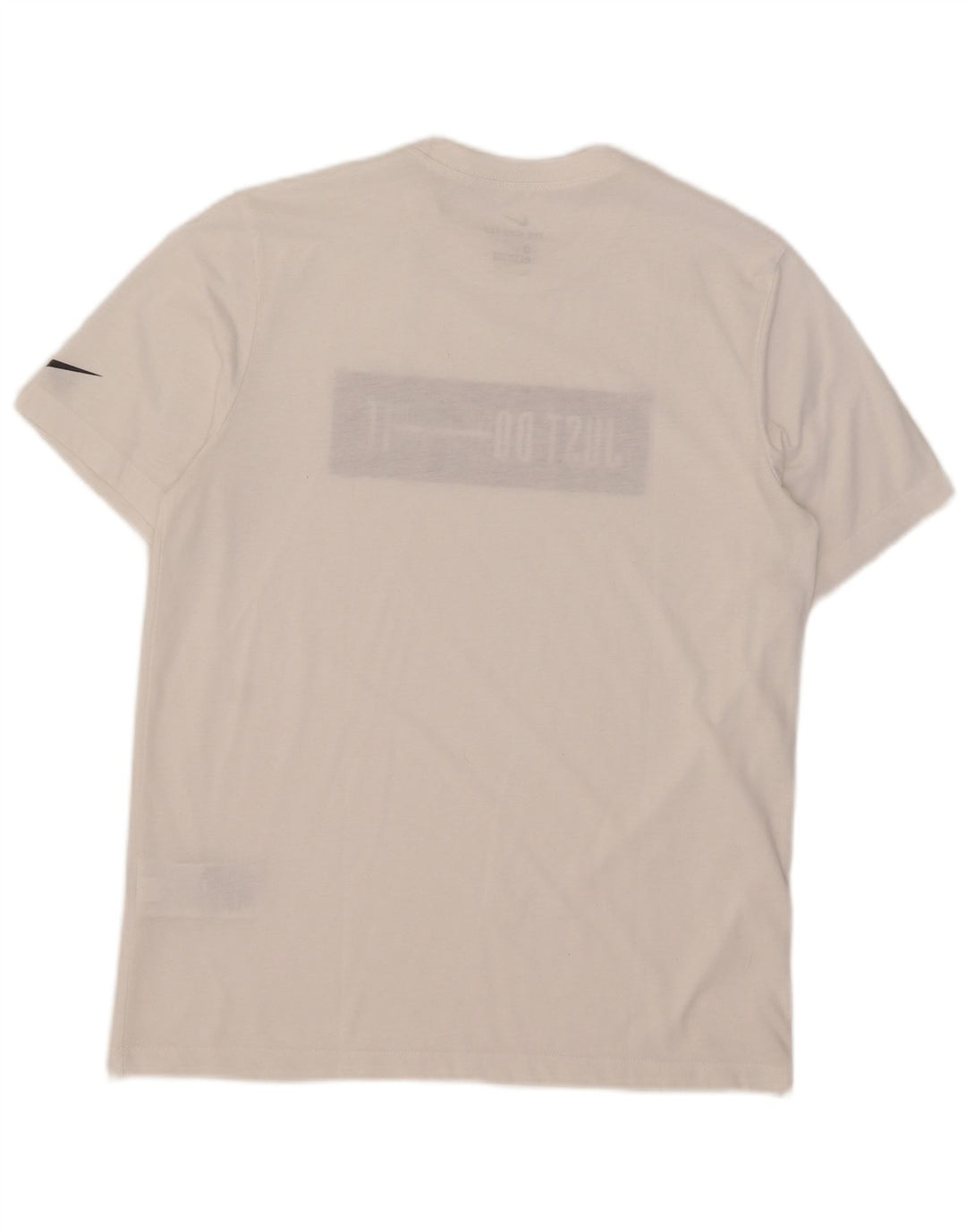 Мужская футболка Nike Dri Fit с графическим рисунком, средний белый хлопковый топ