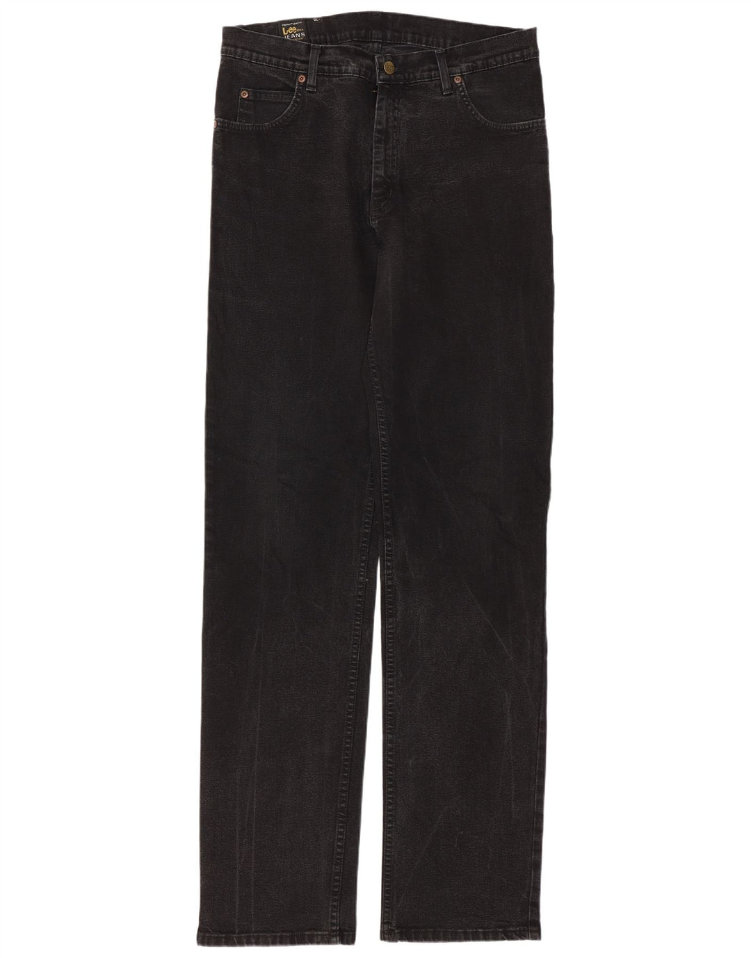 Женские прямые джинсы Lee Brooklyn W34 L36, черный хлопок