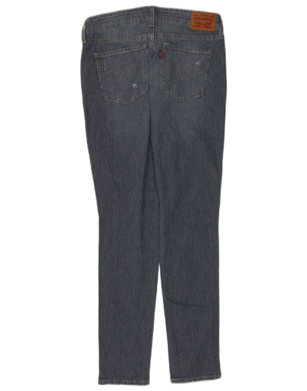 Женские джинсы скинни Levi's 711 W30 L29, хлопок в синюю полоску