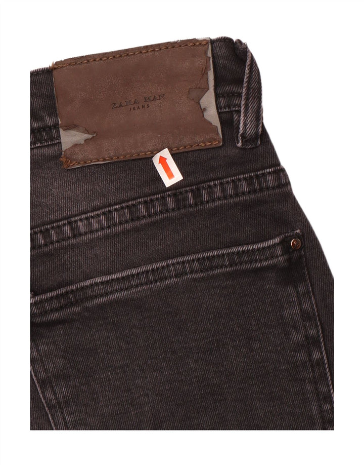 Джинсы мужские узкие Zara EU 46 XL W36 L30 серые