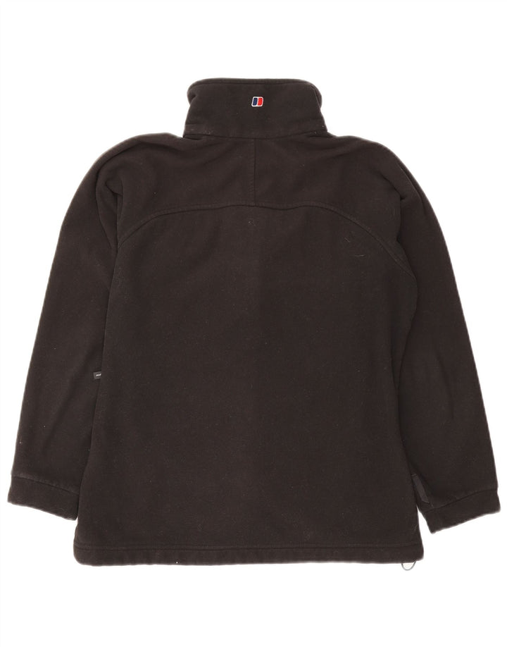Женская флисовая куртка оверсайз Berghaus UK 10, маленький черный полиэстер