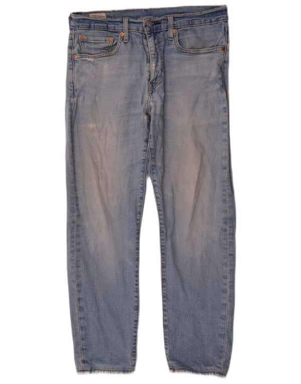 Мужские зауженные зауженные джинсы Levi's 512 W31 L28 синие, хлопок