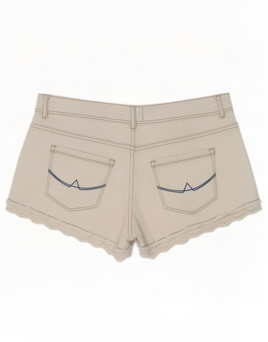 Женские джинсовые шорты Superdry Medium W28, белый хлопок