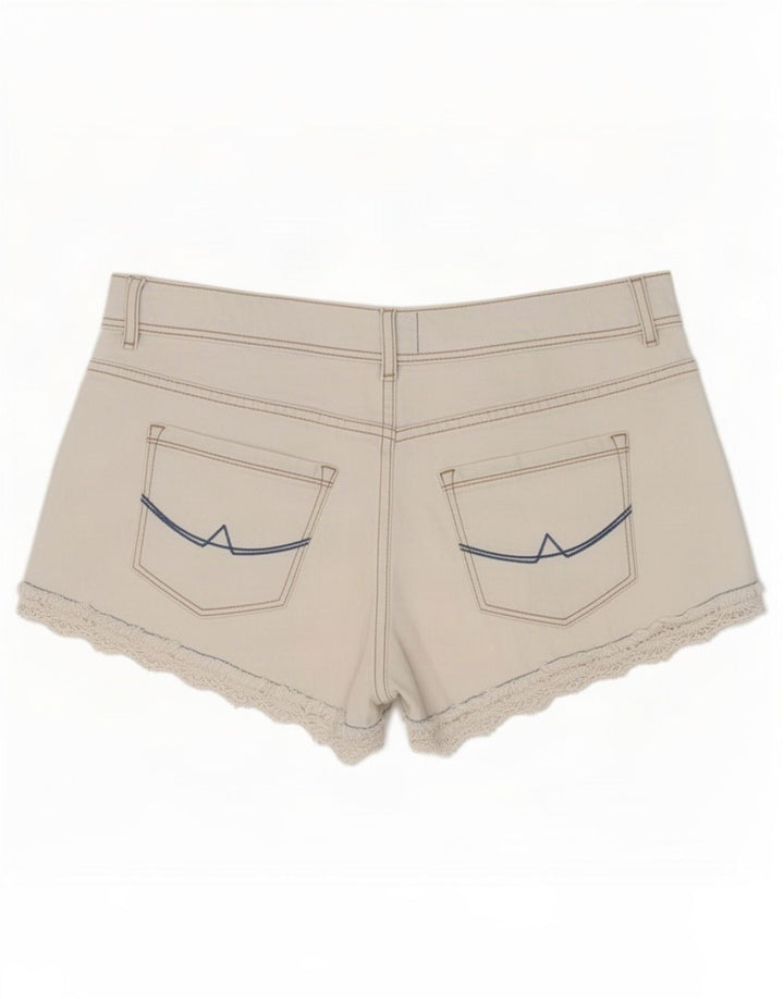 Женские джинсовые шорты Superdry Medium W28, белый хлопок