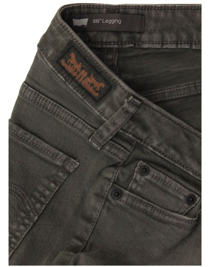 Женские джинсы скинни с леггинсами Levi's 535 W28 L29 Серые