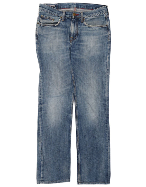 Мужские прямые джинсы Tommy Hilfiger W32 L34 синие, хлопок