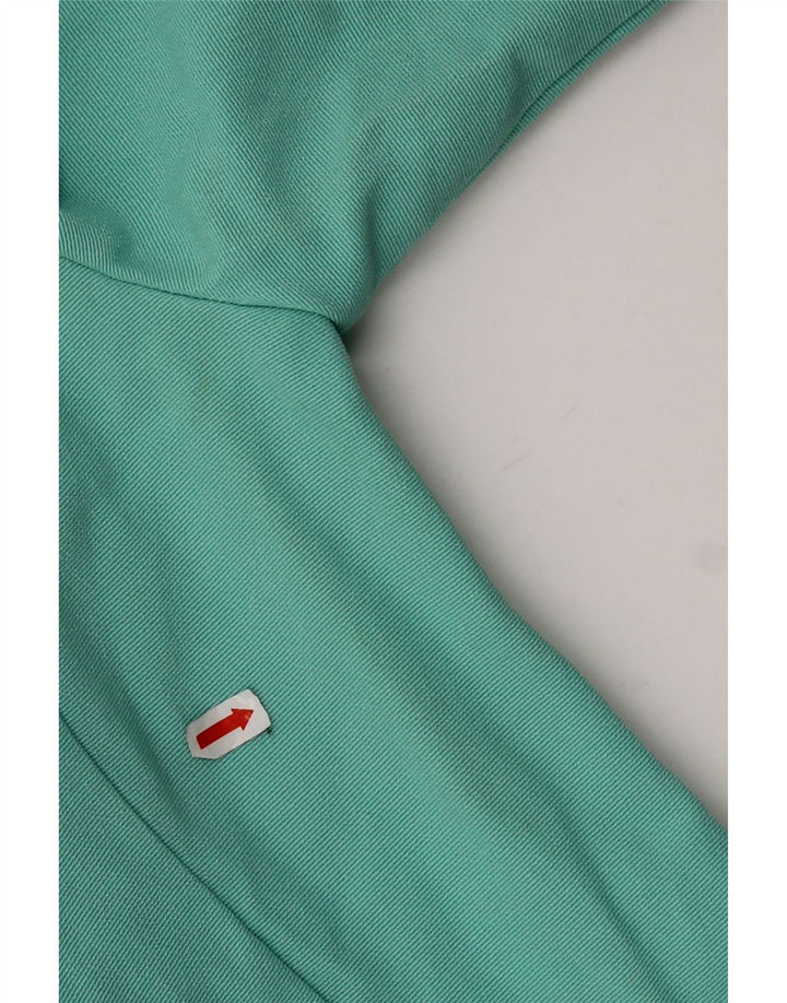 ВИНТАЖНЫЙ женский пиджак на 5 пуговицах EU 38, средний бирюзовый вискоза