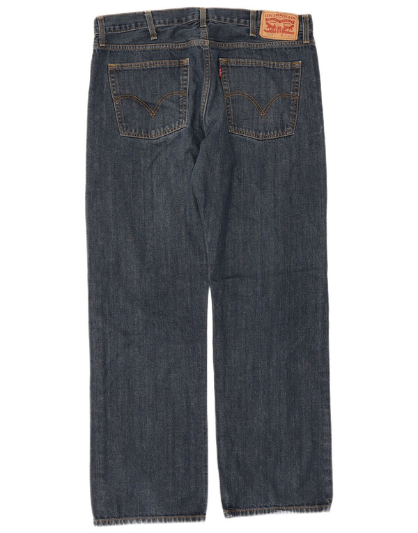 Мужские прямые джинсы Levi's 514 W38 L32 синие, хлопок
