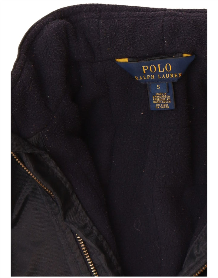 Ветровка Polo Ralph Lauren для мальчиков 4–5 лет, темно-синий нейлон