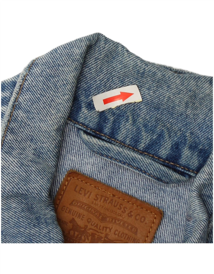 Мужская джинсовая куртка Levi's UK 34 XS Синяя, хлопок