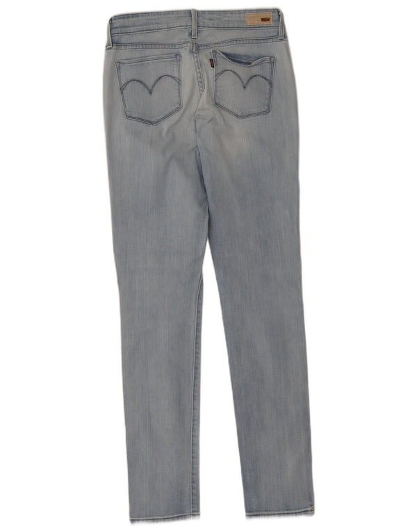 Женские джинсы скинни Levi's Demi Curve со средней посадкой W28 L34 Синие хлопковые