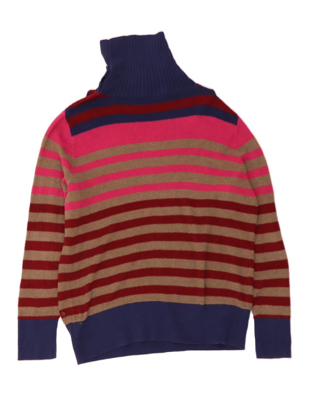 EDDIE BAUER Womens Button Neck Jumper Sweater UK 20 2XL Multicoloured Vintage Eddie Bauer and Second-Hand Eddie Bauer from Messina Hembry 