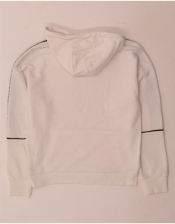 Мужской джемпер с капюшоном Fila XS, хлопок с цветными блоками, белый