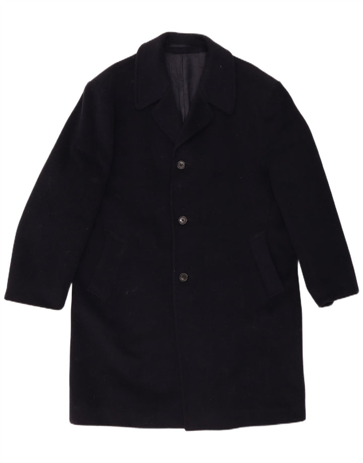 Мужское пальто WELLINGTON UK 42 XL темно-синее шерстяное