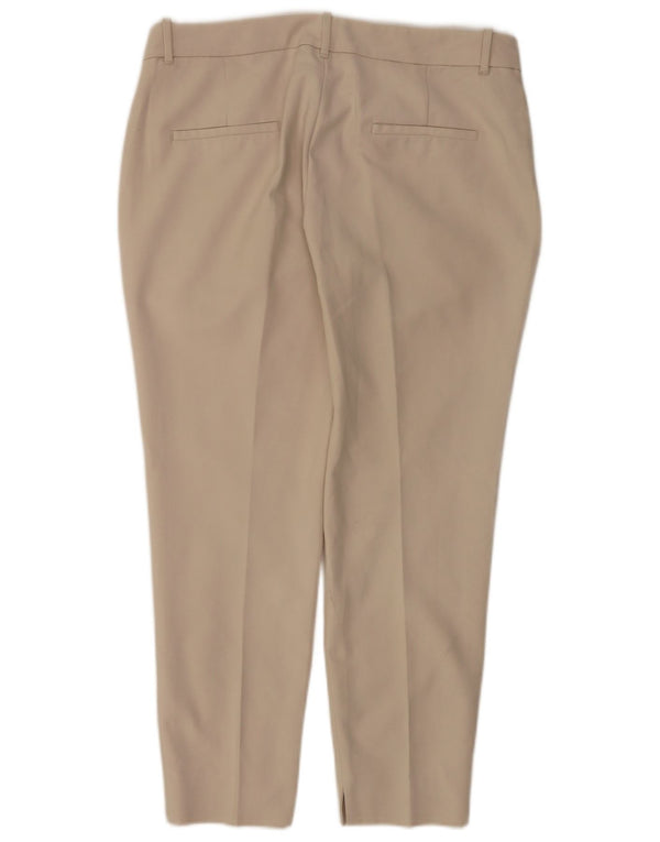 Женские узкие брюки Zara XL W32 L27 Бежевые