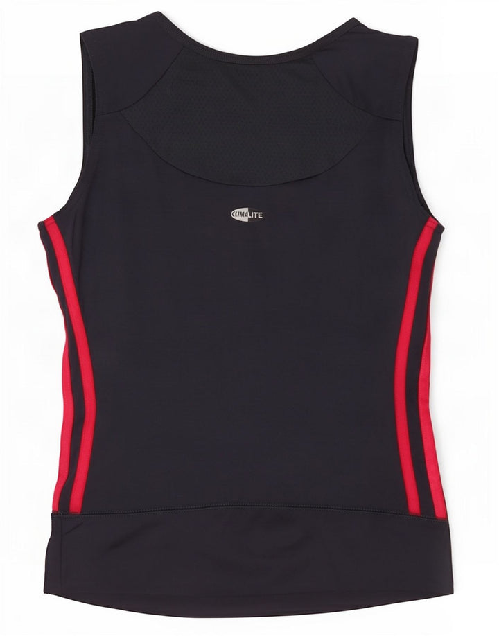 Adidas Womens Clima 365 Crop Vest Top UK 10 Маленький Серый Полиамид