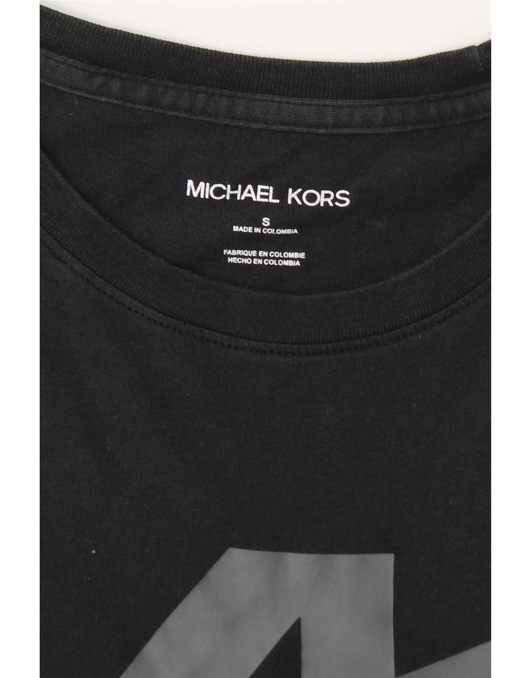Мужская футболка с рисунком MICHAEL KORS, маленький черный хлопок