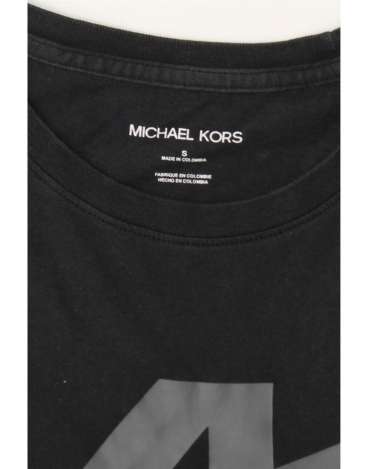 Мужская футболка с рисунком MICHAEL KORS, маленький черный хлопок