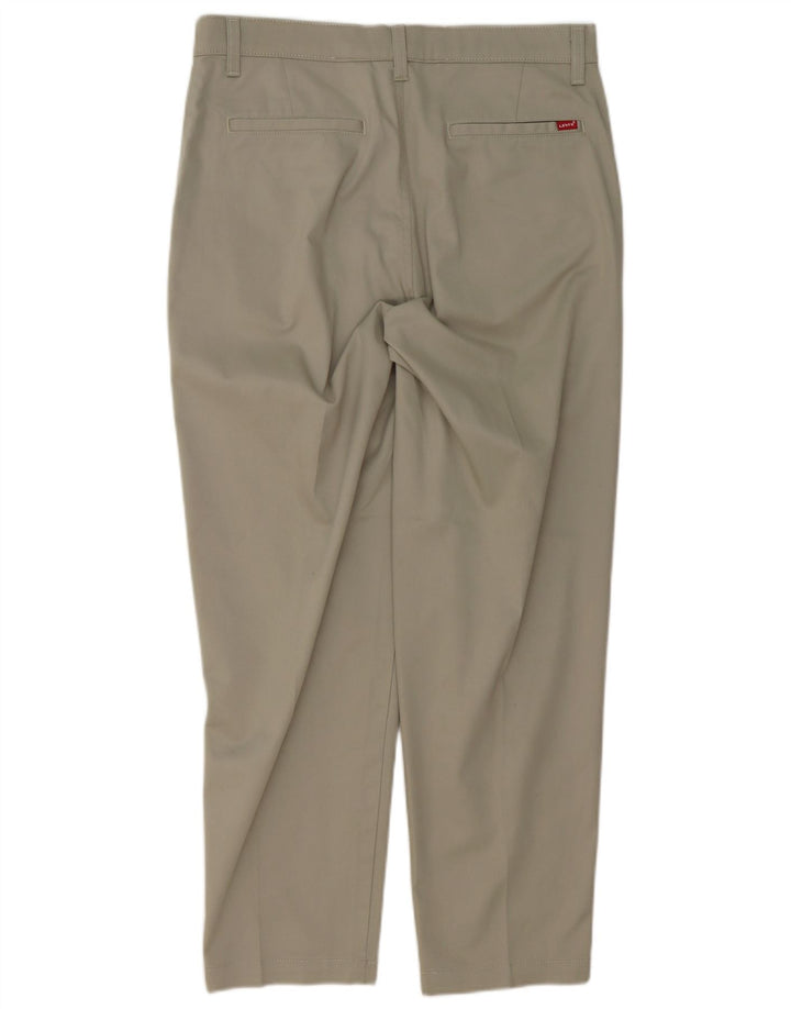 Мужские прямые брюки-чиносы LEVI'S W33 L29 Серые