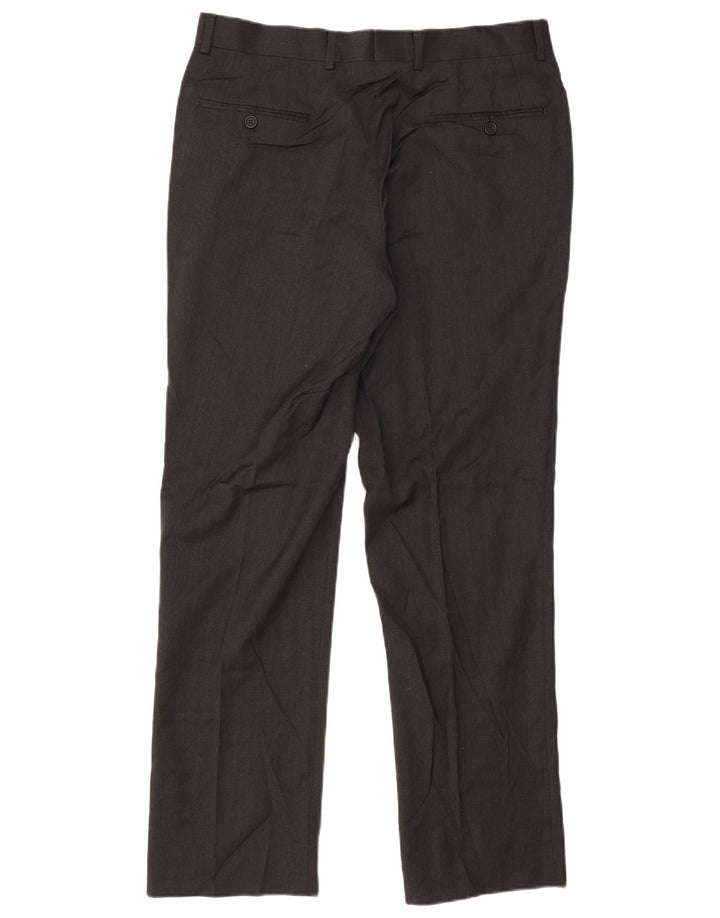 Мужской костюм-двойка с 2 пуговицами Ted Baker, Великобритания 40, большой W34 L31, серая шерсть