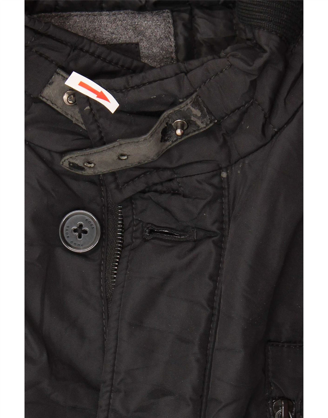 Мужская куртка Hugo Boss UK 54 2XL Черный Полиамид