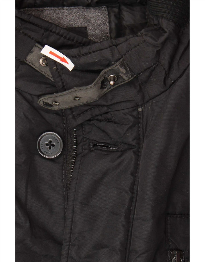 Мужская куртка Hugo Boss UK 54 2XL Черный Полиамид
