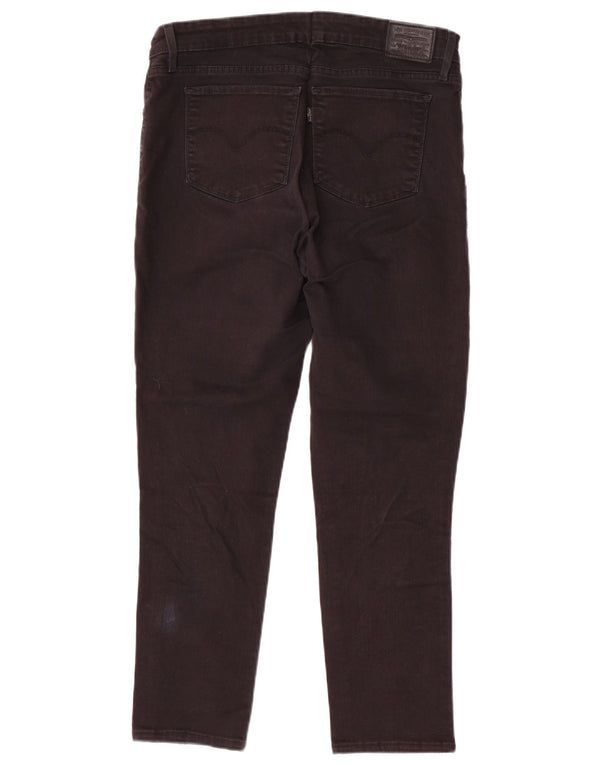 Женские узкие джинсы Levi's W32 L26, черный хлопок