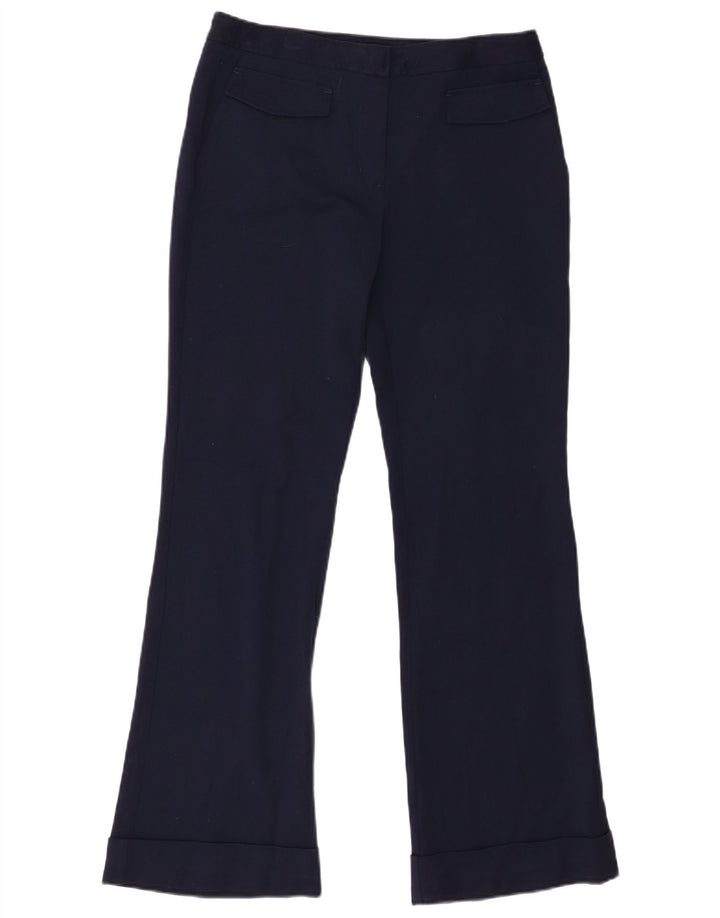 Zara Женские повседневные брюки Bootcut Medium W28 L30 Темно-синий полиэстер