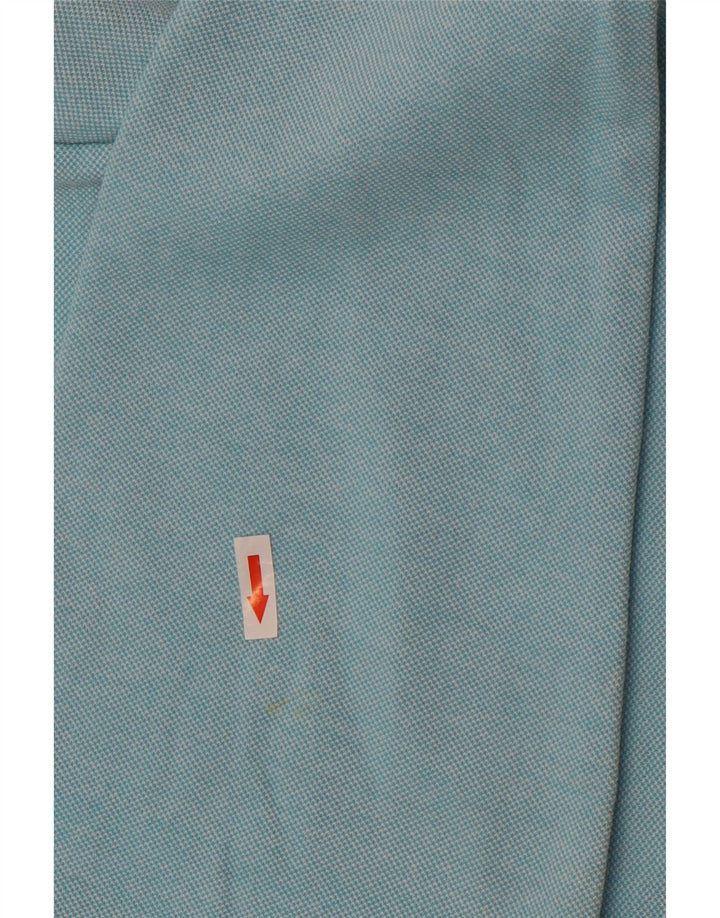Crew Clothing Мужской свитер-джемпер из хлопка среднего синего цвета