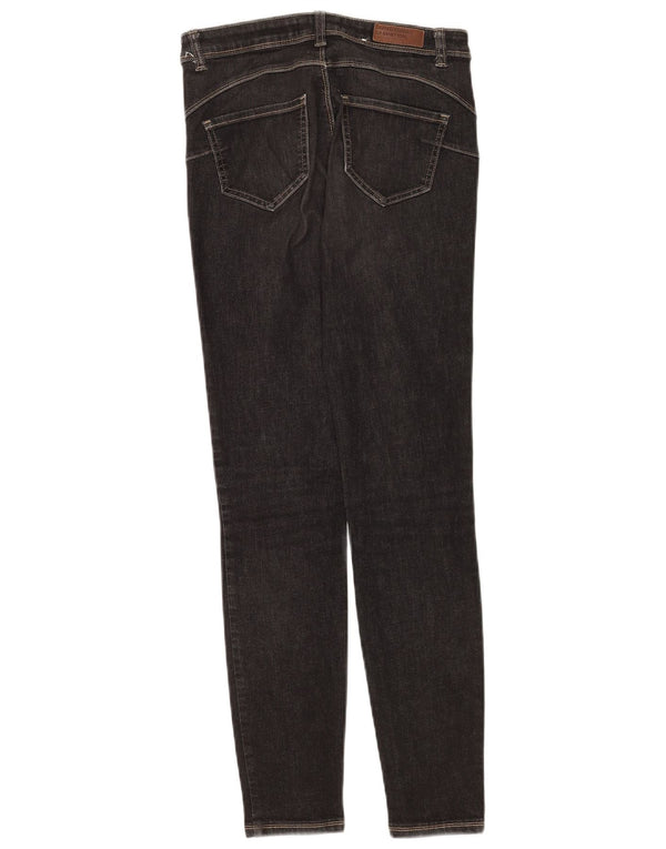 Женские джинсы скинни Benetton W27 L30, серый хлопок