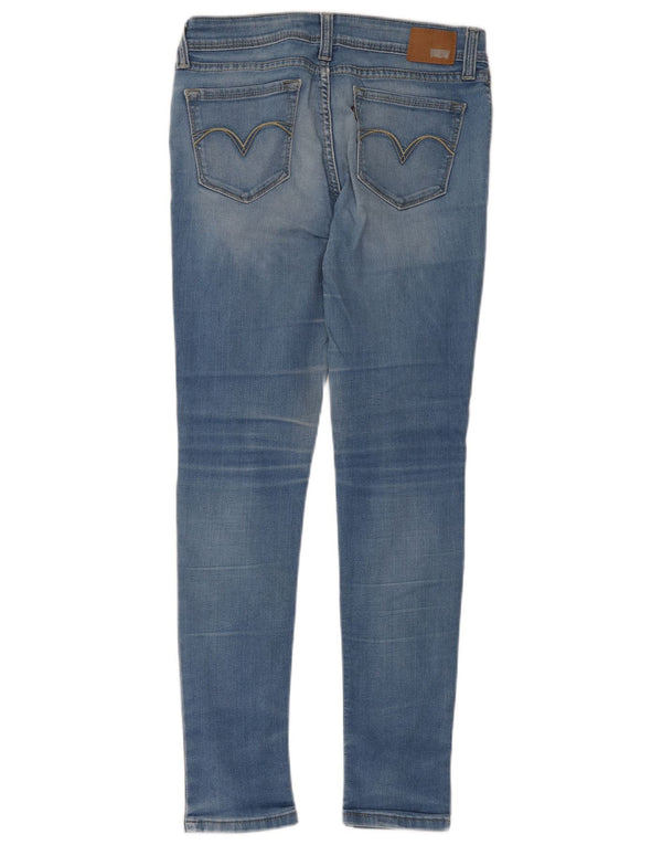 Женские джинсы скинни с низкой талией Levi's Demi Curve W29 L32, синий хлопок