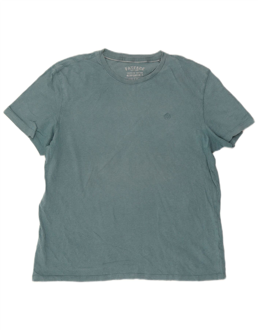 Мужская футболка Fat Face Top XL, синий хлопок