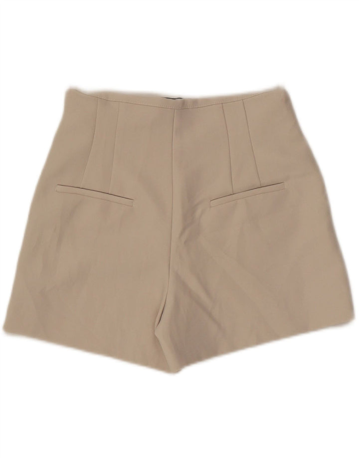 Женские шорты Zara Medium W28, бежевый полиэстер