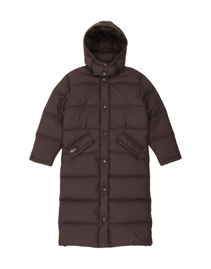 RIFLE Womens Oversized Hooded Padded Coat UK 10 Small Black Nylon Vintage Rifle and Second-Hand Rifle from Messina Hembry 