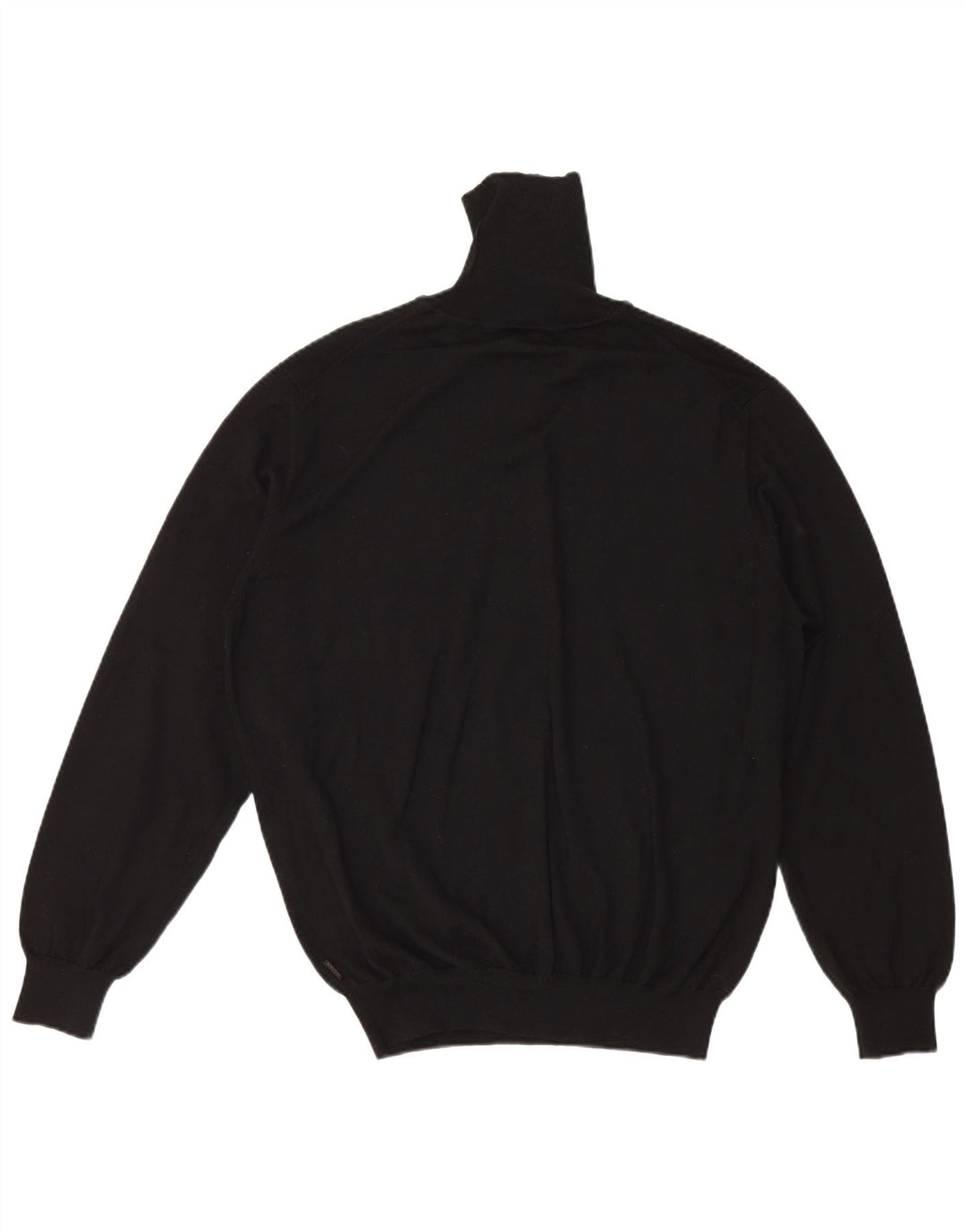Мужской свитер с высоким воротником Hugo Boss 2XL, черный, шерсть