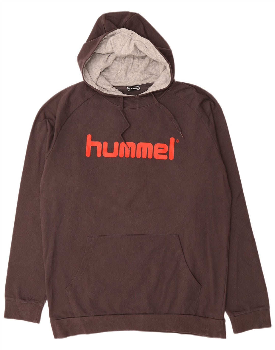 HUMMEL Мужской джемпер с капюшоном с рисунком XL, черный хлопок