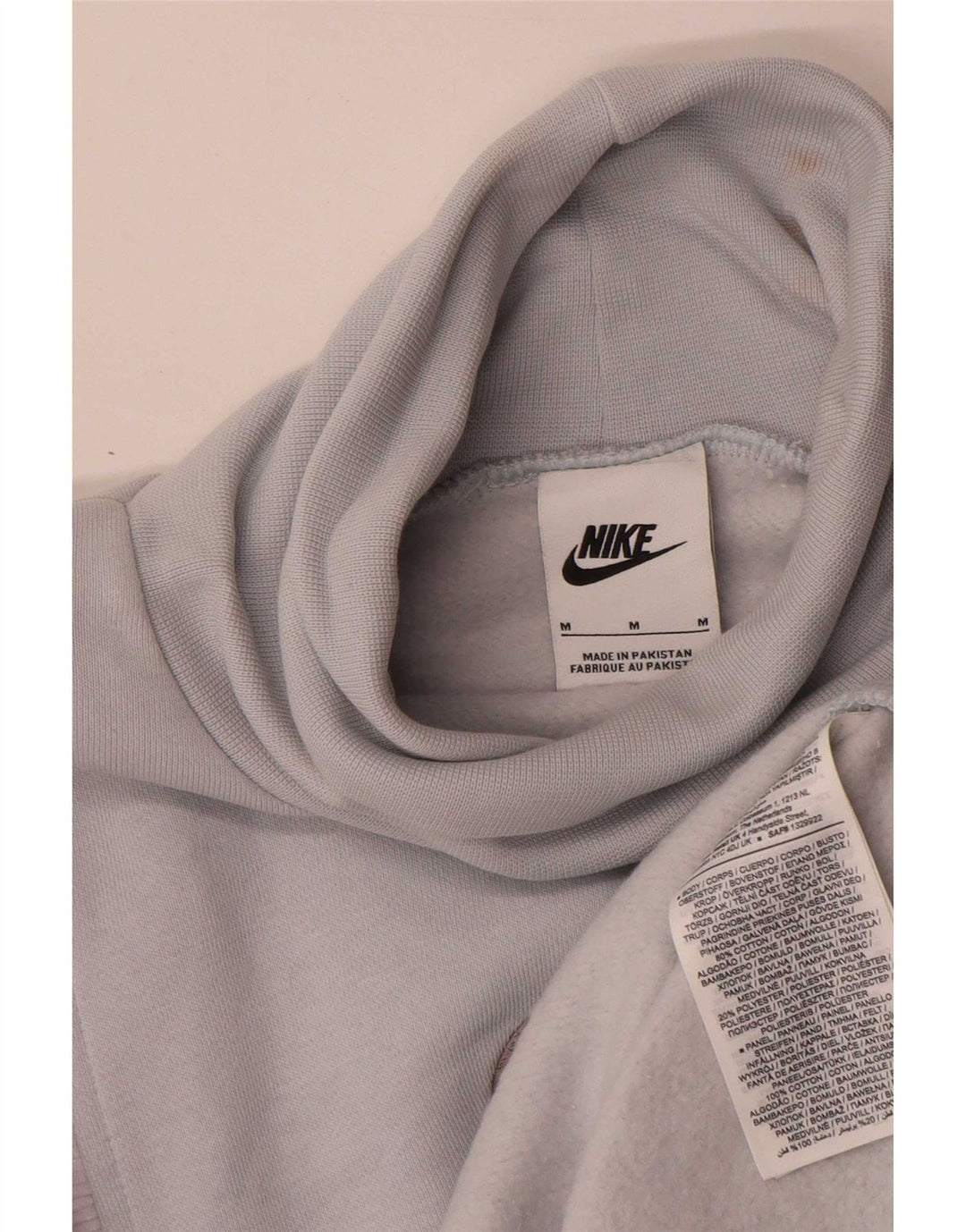 Женский свитер с рисунком Nike UK 14, средний синий цвет с цветными блоками