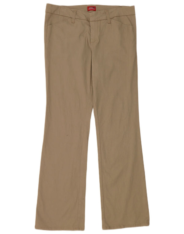 Женские повседневные брюки Dickies Bootcut, размер США 13, большие W32 L31, бежевый хлопок