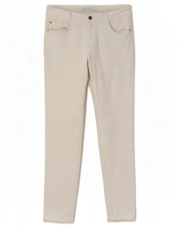 Женские узкие джинсы Zara EU 36 XS W27 L27 белые