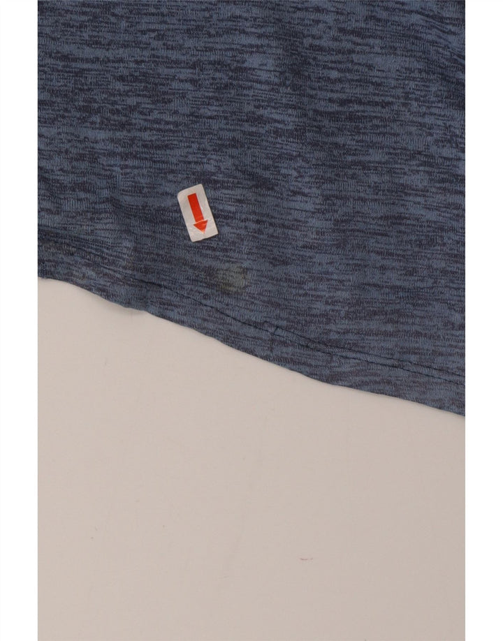 Мужская футболка NIKE Dri Fit Top XL, синий полиэстер с крапинками