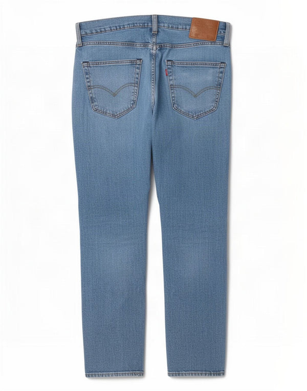 Мужские зауженные джинсы Levi's 502 W34 L32 синие, хлопок